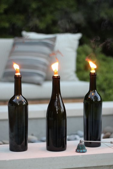 tiki torches