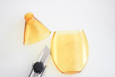 Cut container.