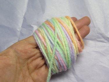 The yarn wrapped around 90 times.