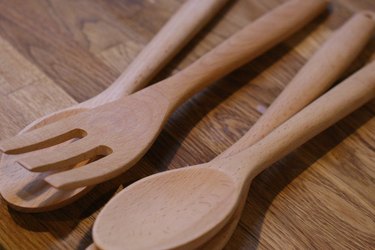 Wooden Salad Server Sets