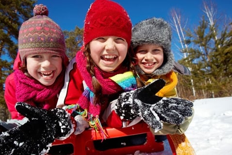 Protecting Kids\' Noggins on their Toboggans
